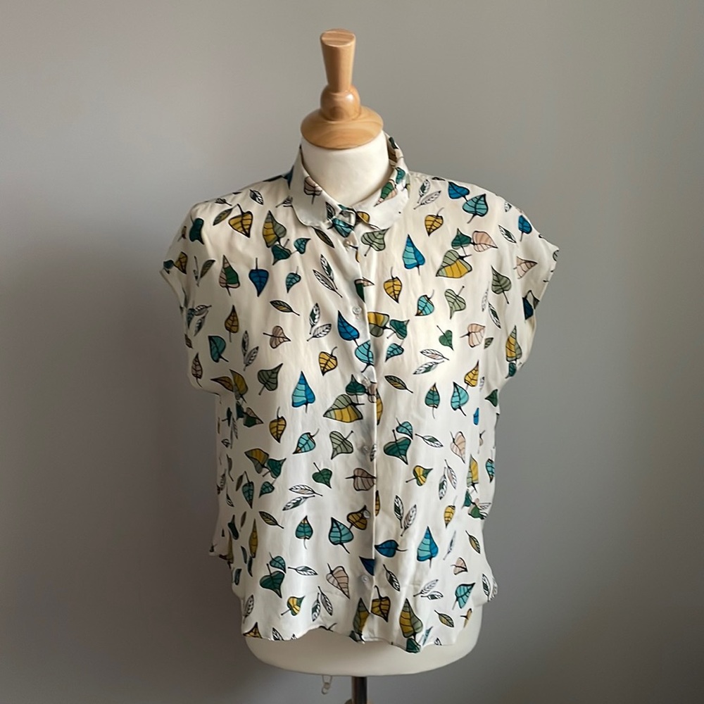 Zara Basic Silk Top